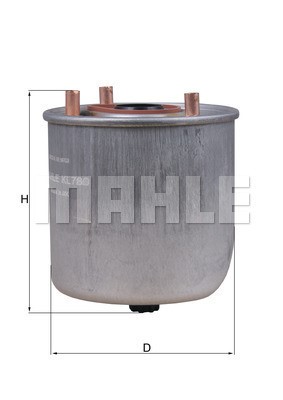 Bränslefilter Knecht KL 780 KNECHT