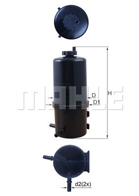 Bränslefilter Knecht KL 787 KNECHT