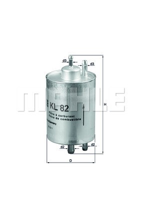 Bränslefilter Knecht KL 82 KNECHT