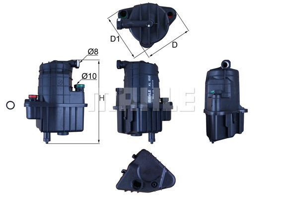Bränslefilter Knecht KL 832D KNECHT