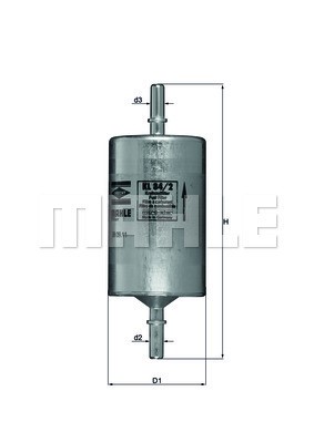 Bränslefilter Knecht KL 84/2 KNECHT