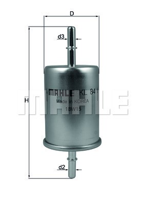 Bränslefilter Knecht KL 84 KNECHT