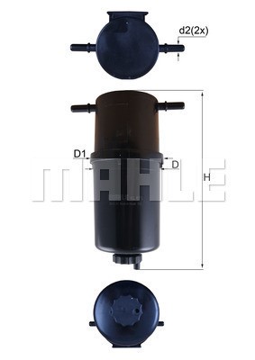 Bränslefilter Knecht KL 873 KNECHT
