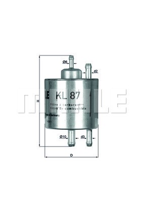 Bränslefilter Knecht KL 87 KNECHT