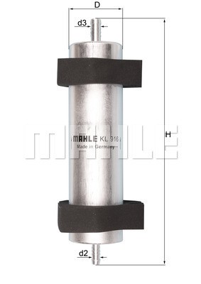 Bränslefilter Knecht KL 916 KNECHT