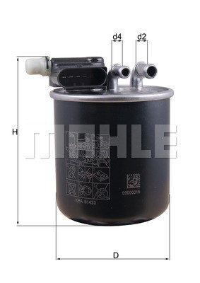 Bränslefilter Knecht KL 948 KNECHT