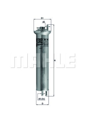 Bränslefilter Knecht KL 96 KNECHT