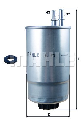 Bränslefilter Knecht KL 977D KNECHT