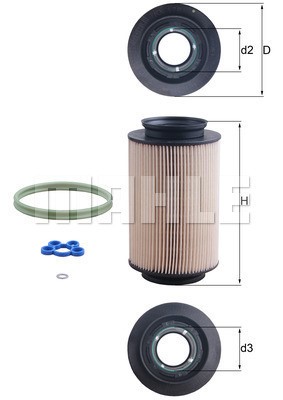 Bränslefilter Knecht KX 178D KNECHT