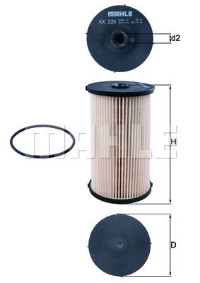 Bränslefilter KNECHT