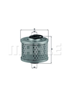Bränslefilter Knecht KX 34 KNECHT