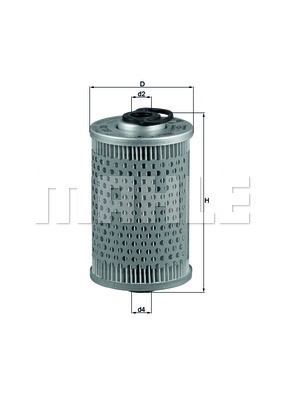 Bränslefilter Knecht KX 35 KNECHT