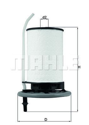 Bränslefilter Knecht KX 398 KNECHT