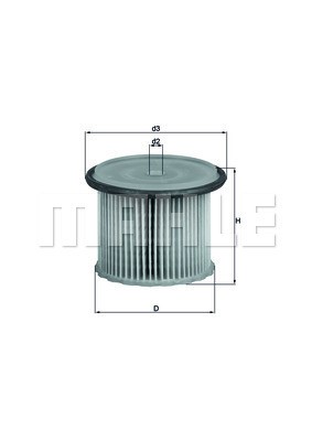 Bränslefilter Knecht KX 63/1 KNECHT