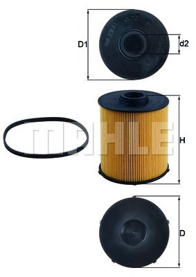Bränslefilter Knecht KX 70D KNECHT