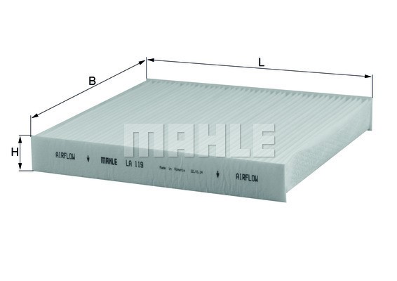 Kupefilter Knecht LA 119 KNECHT