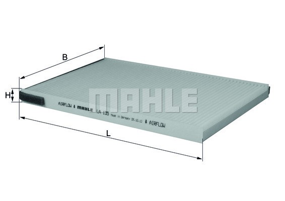 Kupefilter Knecht LA 135 KNECHT