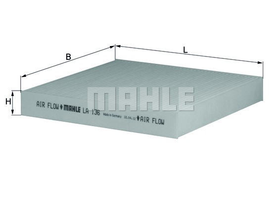 Kupefilter Knecht LA 136 KNECHT