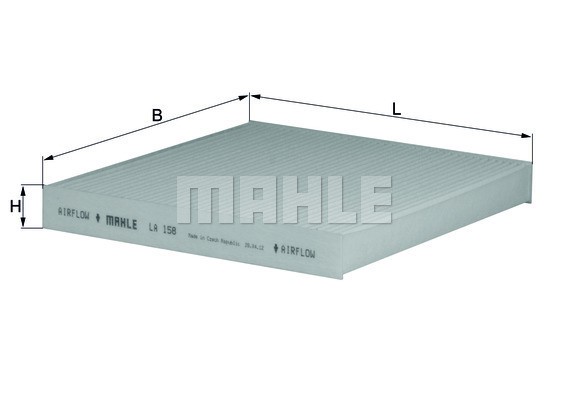 Kupefilter Knecht LA 158 KNECHT