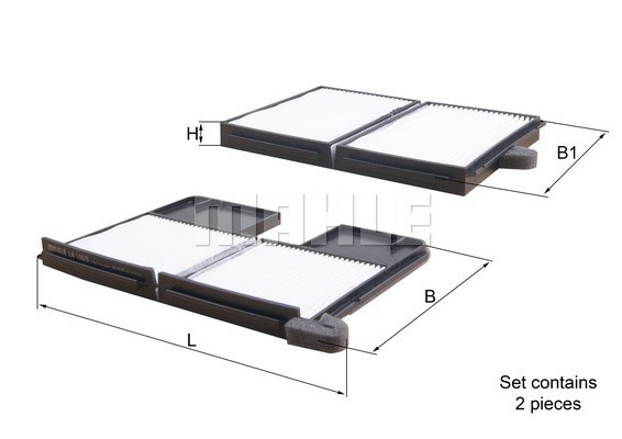 Kupefilter Knecht LA 186/S KNECHT