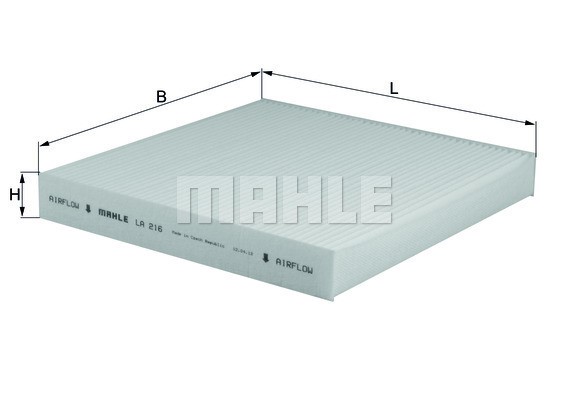 Kupefilter Knecht LA 216 KNECHT
