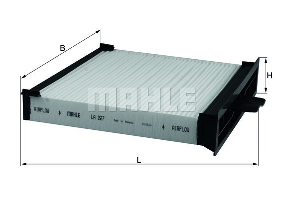Kupefilter Knecht LA 227 KNECHT