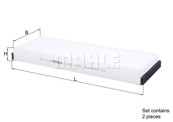 Kupefilter Knecht LA 239/S KNECHT