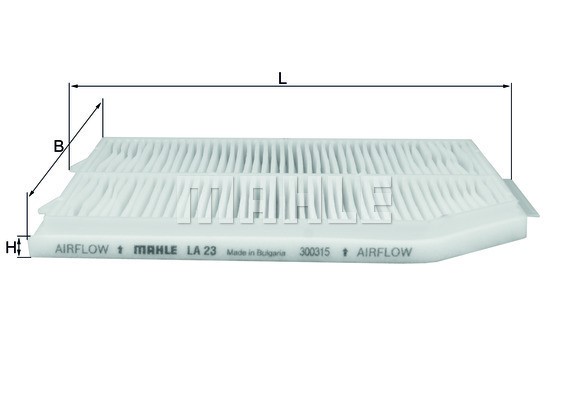 Kupefilter Knecht LA 23 KNECHT