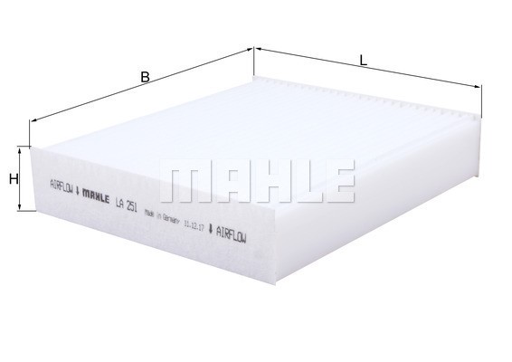 Kupefilter Knecht LA 251 KNECHT