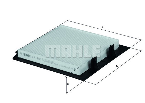 Kupefilter Knecht LA 288 KNECHT