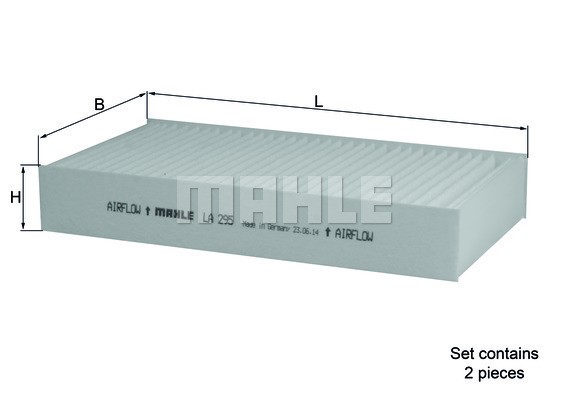 Kupefilter Knecht LA 295/S KNECHT