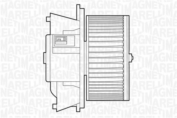 Kupéfläkt 12V Magneti marelli 069412503010 MAGNETI MARELLI