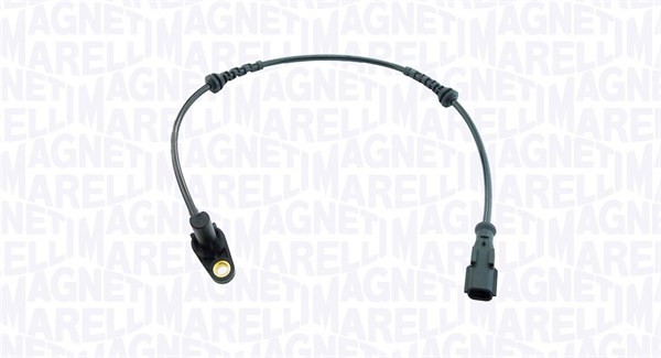 ABS-givare, Sensor, hjulvarvtal, Fram, höger eller vänster Magnet MAGNETI MARELLI