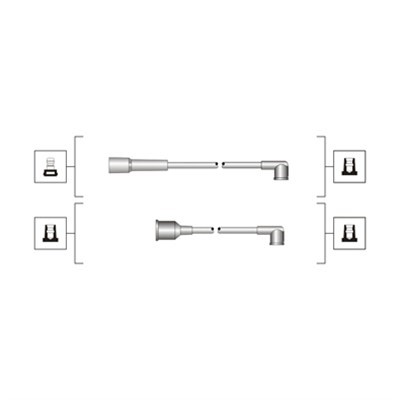 Tändkabelsats Magneti marelli 941319170022 MAGNETI MARELLI