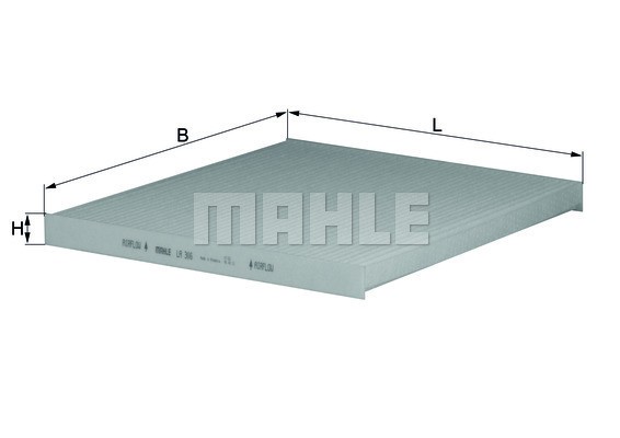 Kupefilter Knecht LA 306 KNECHT