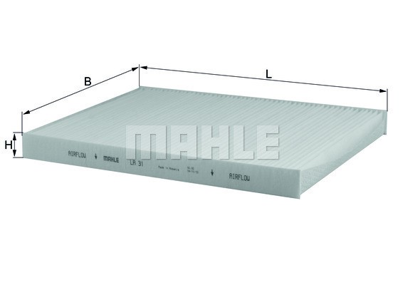Kupefilter Knecht LA 31 KNECHT