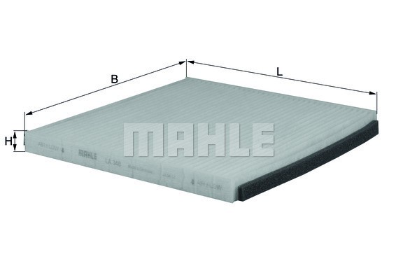 Kupefilter Knecht LA 348 KNECHT