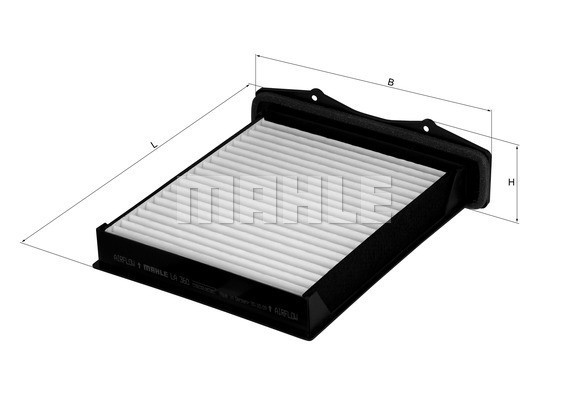 Kupefilter Knecht LA 360 KNECHT