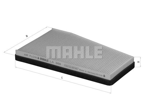 Kupefilter Knecht LA 368 KNECHT