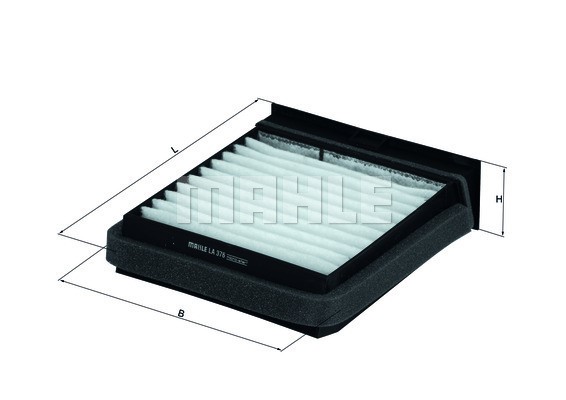 Kupefilter Knecht LA 376 KNECHT