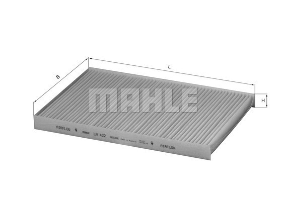 Kupefilter Knecht LA 422 KNECHT