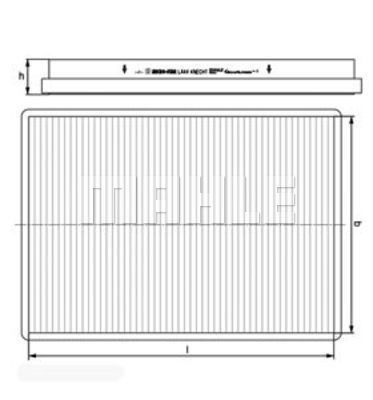 Kupefilter Knecht LA 44 KNECHT
