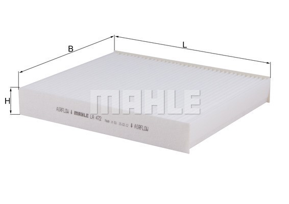 Kupefilter Knecht LA 472 KNECHT