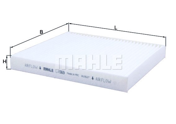 Kupefilter Knecht LA 569 KNECHT Kupefilter Knecht LA 569 KNECHT