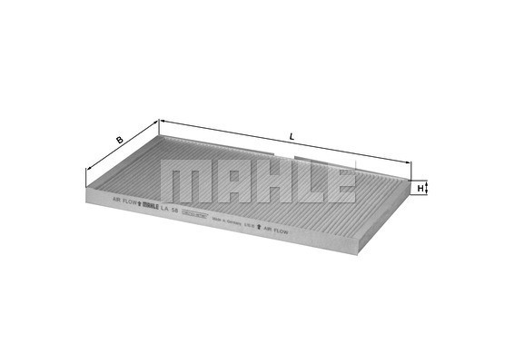 Kupefilter Knecht LA 58 KNECHT