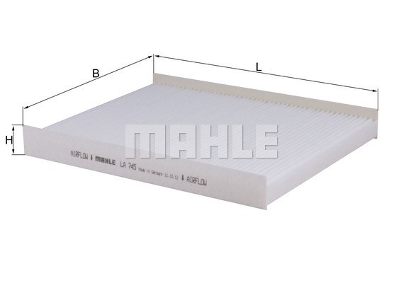 Kupefilter Knecht LA 745 KNECHT