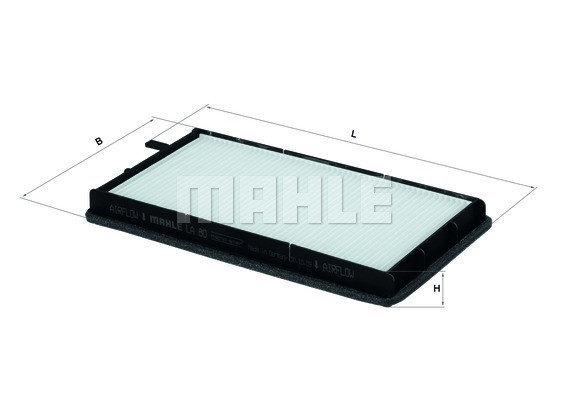 Kupefilter Knecht LA 80 KNECHT