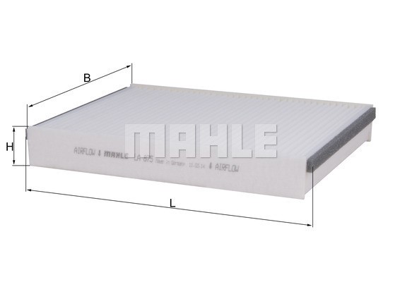 Kupefilter, Bak Knecht LA 875 KNECHT