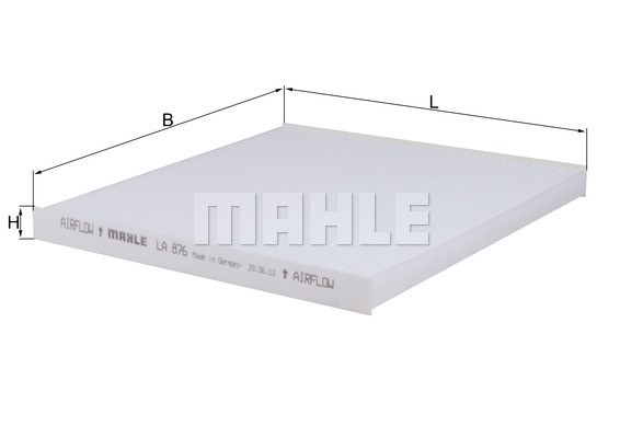 Kupefilter Knecht LA 876 KNECHT