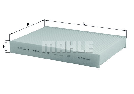 Kupefilter Knecht LA 87 KNECHT